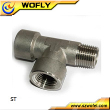 SS6316 120bar pressed T shape tee joint pipe tube pipe fittings